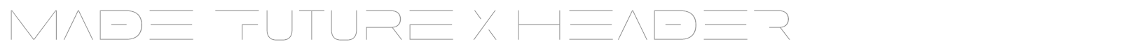 MADE Future X font preview